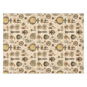 Nappe Grunge Rustic Steampunk Horloge (13) (Devant (Horizontal))