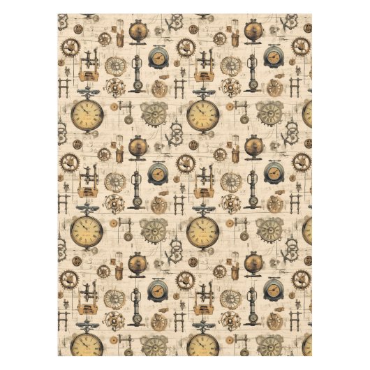 Nappe Grunge Rustic Steampunk Horloge (13) (Devant)