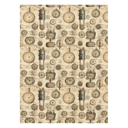 Nappe Grunge Rustic Steampunk Horloge (14) (Devant)