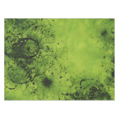 Nappe Grunge Vert Citron avec Accents Noirs (Devant (Horizontal))