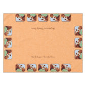 Nappe Guernsey Calf et Mère Cow Peach (Devant (Horizontal))