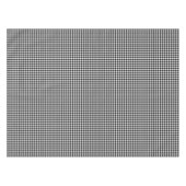 Nappe Guingan noir et blanc démodé (Devant (Horizontal))