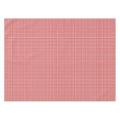 Nappe Guingan rouge et blanc démodé (Devant (Horizontal))