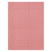 Nappe Guingan rouge et blanc démodé (Devant)