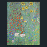 Nappe Gustav Klimt - Jardin de campagne avec tournesols<br><div class="desc">Jardin de campagne avec des tournesols / Jardin de ferme avec des tournesols - Gustav Klimt en 1905-1906</div>