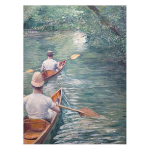 Nappe Gustave Caillebotte - Canoës sur l'Yerres