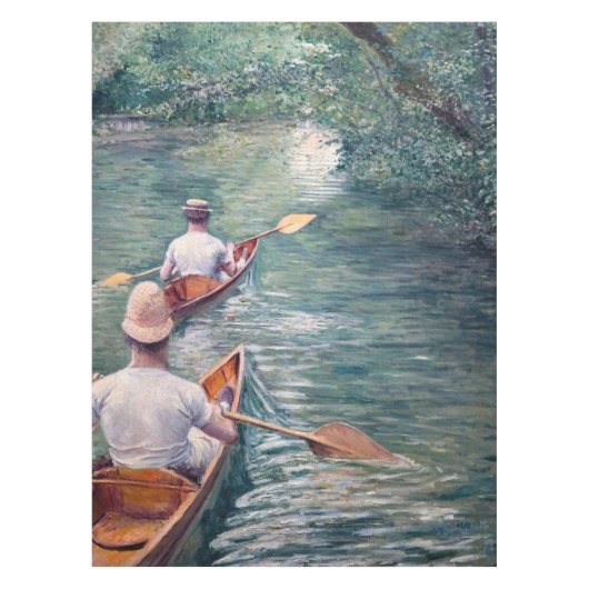 Nappe Gustave Caillebotte - Canoës sur l'Yerres (Devant)