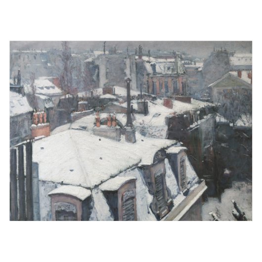 Nappe Gustave Caillebotte - Toits sous la neige (Devant (Horizontal))
