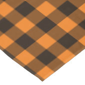 Nappe Halloween Black Orange En vichy Check Motif (Angle)