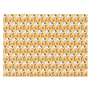 Nappe Halloween Carlin Ghost Cute Citrouille Bats Yel