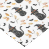 Nappe Halloween Chat noir Motif - Chat de cuisine (Angle)