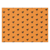 Nappe Halloween chat noir noir orange mignon motif (Devant (Horizontal))