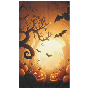 Nappe Halloween/chauve-souris/Citrouille/automne