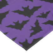 Nappe Halloween chauves-souris violet cool éffrayant mot (Angle)