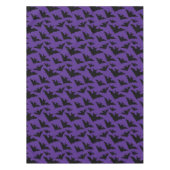Nappe Halloween chauves-souris violet cool éffrayant mot (Devant)
