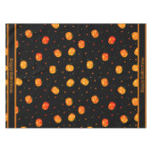 Nappe Halloween Citrouilles de peur Jack-o'-Lantern Moti (Devant (Horizontal))