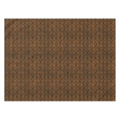 Nappe Halloween Distressed Victorian Orange Black Damask (Devant (Horizontal))