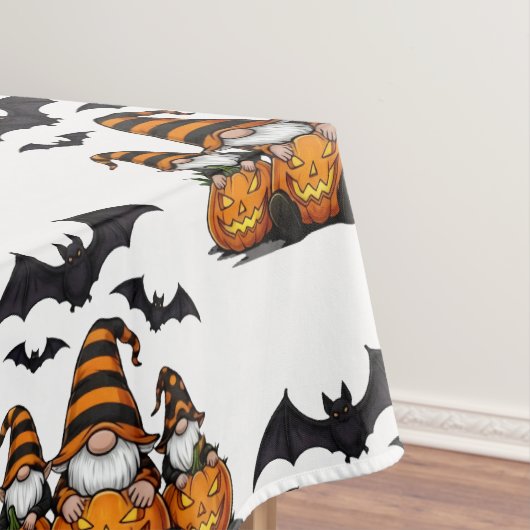 Nappe Halloween Gnome Tablecloth (In Situ)
