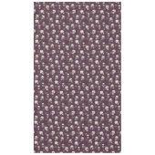 Nappe Halloween gothique marron et Rose (Devant)