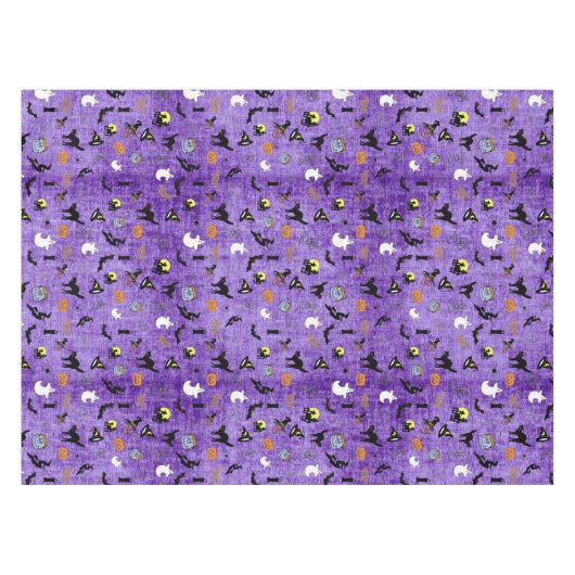 Nappe Halloween Iconique Motif Purple Random (Devant (Horizontal))