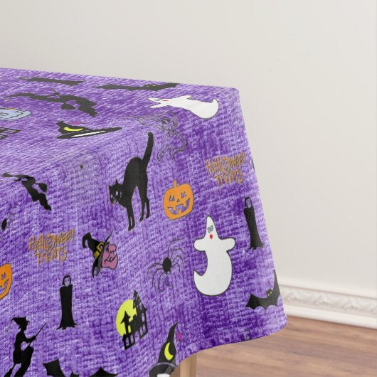 Nappe Halloween Iconique Motif Purple Random (In Situ)