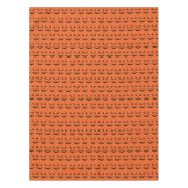 Nappe Halloween Jack OLantern noir visage orange motif (Devant)