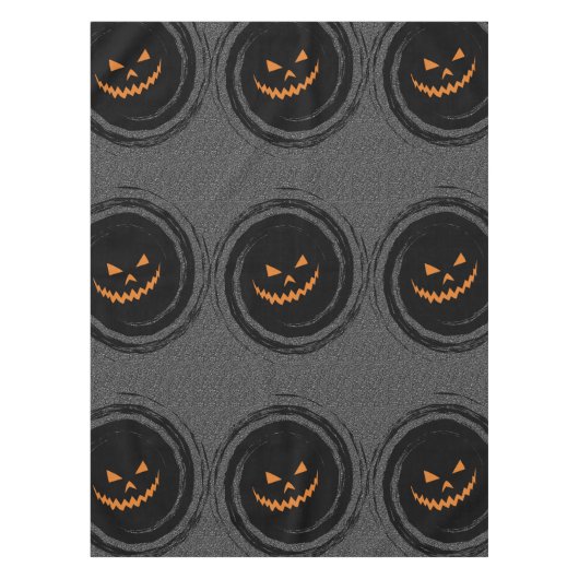 Nappe Halloween Jack rougeoyant O'Lantern dans un remous (Devant)
