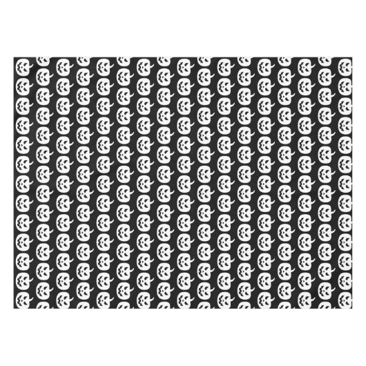 Nappe Halloween noir Citrouille Motif Éffrayant effroi (Devant (Horizontal))