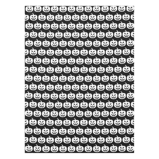Nappe Halloween noir Citrouille Motif Éffrayant effroi (Devant)