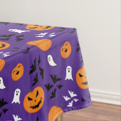 Nappe Halloween pumpkins ghosts bats fun purple pattern (In Situ)