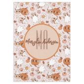 NAPPE HALLOWEEN RETRO CITROUILLES SUPER ET GHOSTS (Devant)