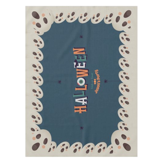 Nappe Halloween sombre - (Devant)