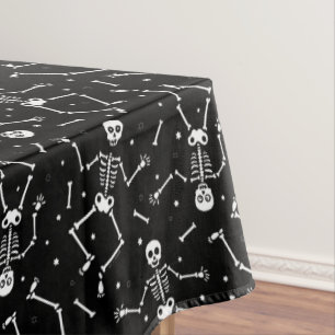 Nappe Halloween squelette Motif