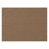 Nappe Halloween Victorian Damask Black Orange (Devant (Horizontal))