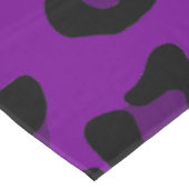 Nappe Halloween violet impression léopard Edgar Allan Po (Angle)
