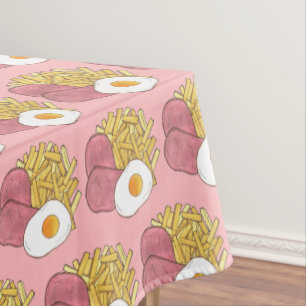 Nappe Ham Egg and Chips British Cuisine Pub Cuisine alim
