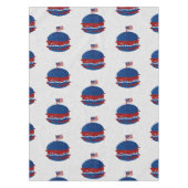 Nappe Hamburger 4 juillet Paillettes (Devant)