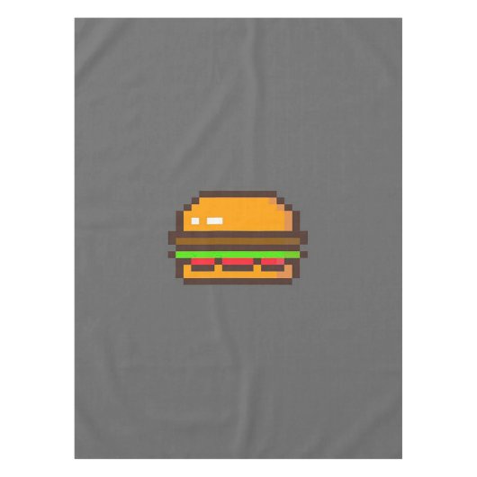 Nappe Hamburger Pixel Art Blanket (Devant)