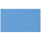Nappe Hanoukka Blue Radial Streaks Fractal (Devant (Horizontal))