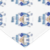 Nappe Hanoukka Dancing Dreidels et Jelly Doughnut (Angle)