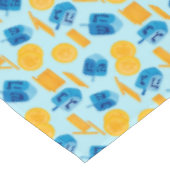 Nappe Hanoukka Dreidel Game Gelt Bleu foncé (Angle)