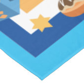 Nappe Hanoukka Dreidels Donuts & Stars (Angle)