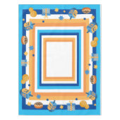 Nappe Hanoukka Dreidels Donuts & Stars (Devant)