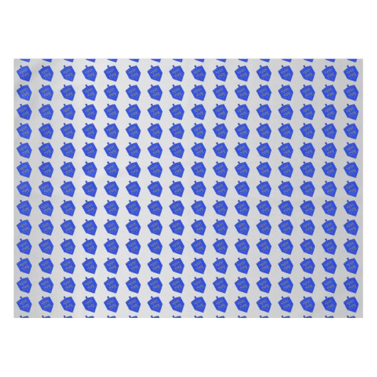 Nappe hanoukka, joyeuse hanoukka, hanoukka candl (Devant (Horizontal))