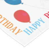 Nappe Happy Birthday Balloons Editable Cloth (Angle)