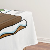 Nappe Happy Blackbird chanter dans le paysage hivernal (In Situ)