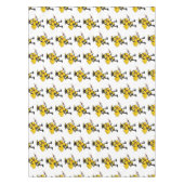 Nappe Happy cartoon bee graduation (Devant)