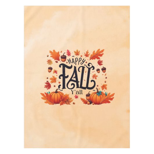 Nappe Happy Fall Y'all classique (Devant)
