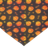 Nappe Happy Halloween Funny mignon Motif Citrouille oran (Angle)