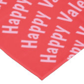 Nappe Happy Valentine's Day Tablecloth Red (Angle)